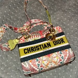 Dior Floral Multicolor Crossbody Bag